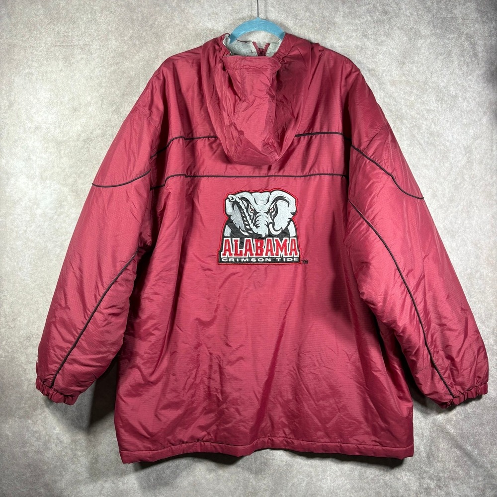 VTG‎ University of Alabama Crimson Tide Jacket Mens 2XL Red Starter Windbreaker